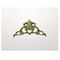 Decorative Coffin Accessories Lid Corner Gold Color Surface Fast Delivery