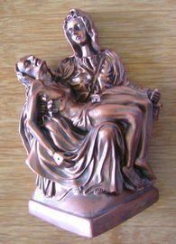 Antique Copper-Colored Resin Coffin Parts Are Sturdy And Durable SGS Certified RSC01