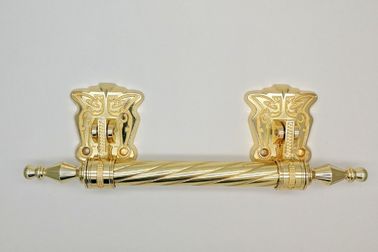 Zamak Metal Coffin Handle Vật liệu hợp kim kẽm kiểu châu Âu In Gold Plating ZH005