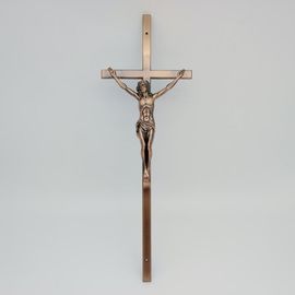 Zamak Material Coffin Crucifix ZD018 Trọng lượng nhẹ trong màu đồng cổ